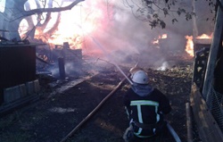 На Николаевщине из-за халатности произошёл масштабный пожар
